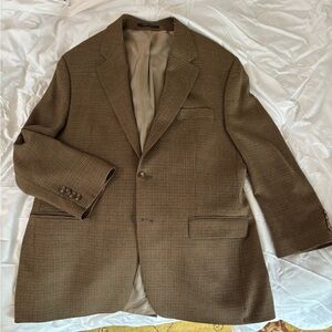 Ralph Lauren Brown Checked Men's Blazer